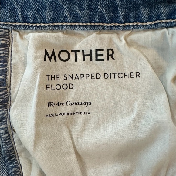 MOTHER SUPERIOR The Snapped Ditcher Flood Jeans in We Are Castaways |Size 34|NWT - Picture 3 of 16